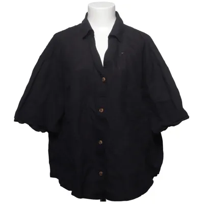 Chemise à manches courtes (Noir) de New Look Curves Coton, Lin
