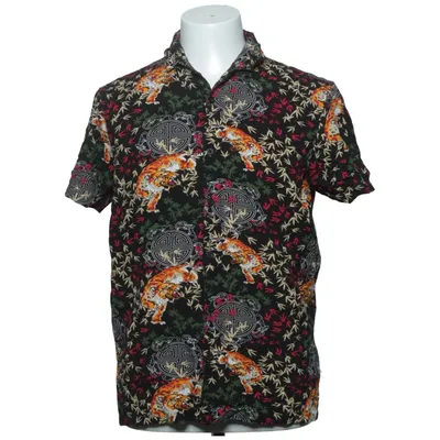 Short sleeve shirt (Black, Multicolored) from Brave Soul Viscose