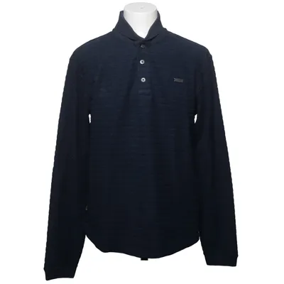 Henley shirt (Blue) from Bushman Cotton