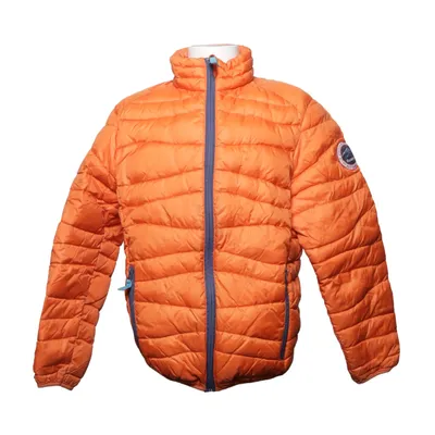 Donsjack (Oranje, Blauw) van Tuxer Dons, Polyamide, Polyester