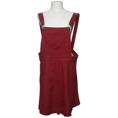 Hängselklänning (Röd) från Shein Curve Elastan, Polyester