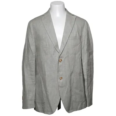 Blazer (Vert) de John Henric Coton, Élasthane, Lin, Viscose