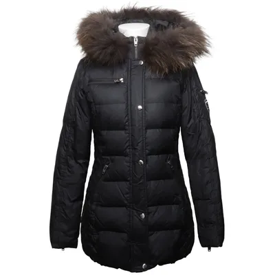 Dunkappa (Svart) från Rockandblue Dun, Fjädrar, Päls, Polyester