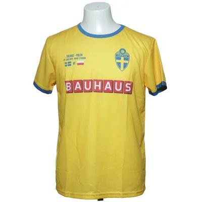 Football jersey (Yellow, Blue) from Bauhaus Polyester