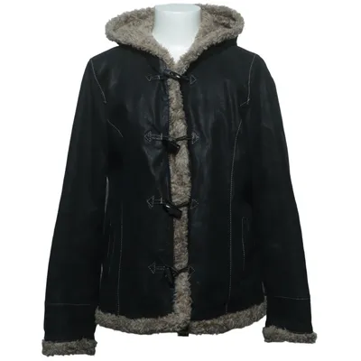 Shearling jacket (Black, Beige) from M-Town Leather