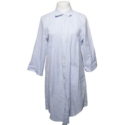 Skjortklänning (Blå, Vit) från Lindri Bomull