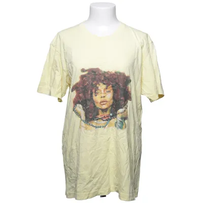 T-shirt (Gul, Flerfarvet) fra American Apparel Bomuld