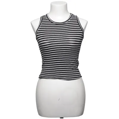 Linne (Svart, Vit) från Brandy Melville Bomull, Elastan, Viskos