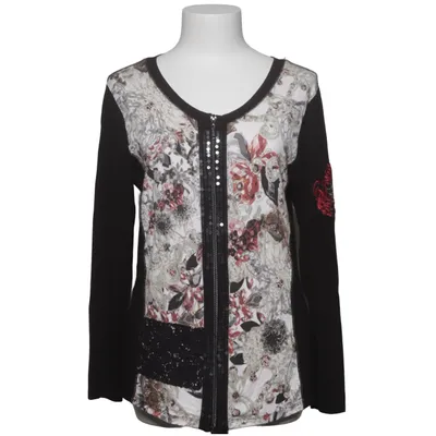Lange mouwen shirt (Zwart, Wit, Meerkleurig) van Biba Elastaan, Viscose
