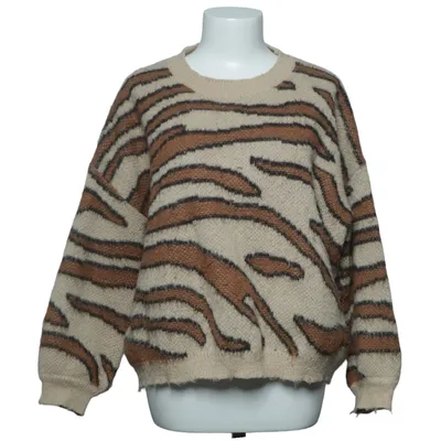 Pull-over (Beige, Marron, Noir) de Luzabelle Acrylique, Coton, Polyamide, Laine