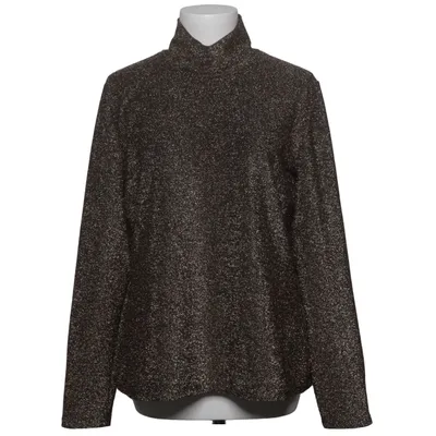 Polotröja (Brun, Guldfärgad) från Sézane Elastan, Metallfiber, Polyester