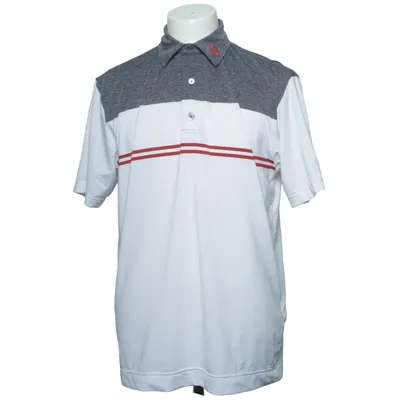 Pikétröja (Vit, Grå, Röd) från Footjoy Elastan, Polyester