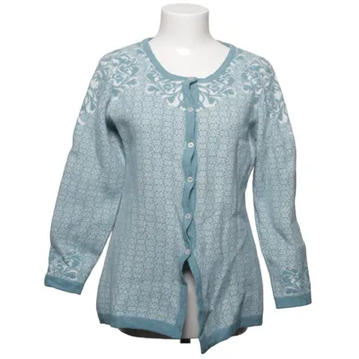 Cardigan (Blue, White) from Sorgenfri Sylt Cashmere, Polyamide, Viscose, Wool