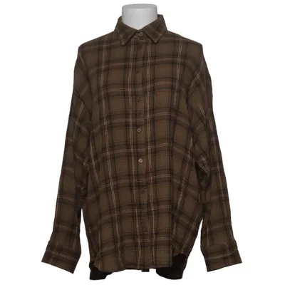 Flannel shirt (Brown, Multicolored) from Zara