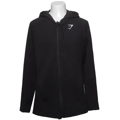 Sweat à capuche (Noir) de Gymshark Coton, Élasthane, Polyester
