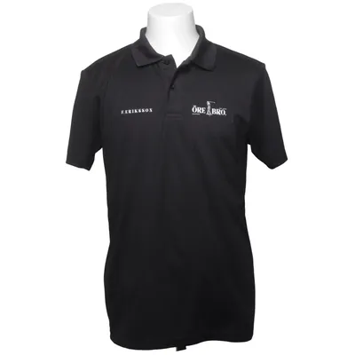 Pikétröja (Svart) från Graphix Polyester