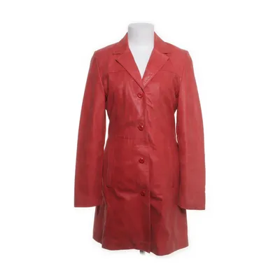 Läderkappa (Röd) från Maddox Polyester, Skinn