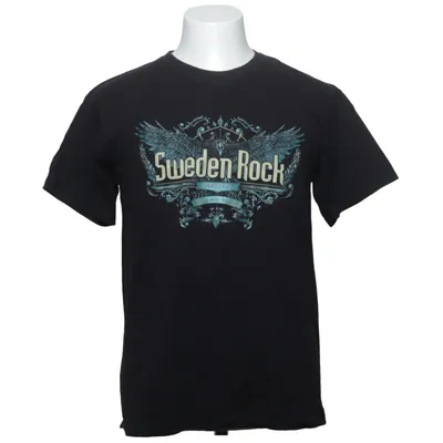 T-shirt (Noir) de Sweden Rock Coton