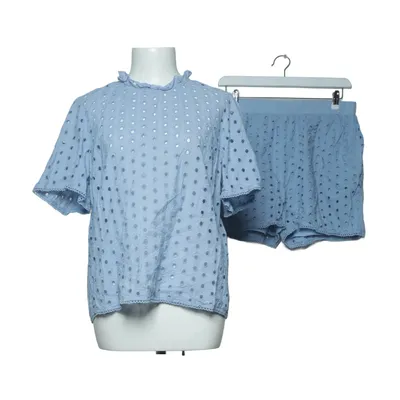 Sæt (Blå) fra Pieces Bomuld, Polyester