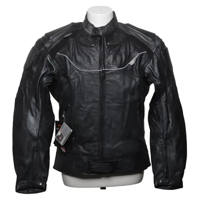 Motorcycle jacket (Black) from Scotchlite Leather