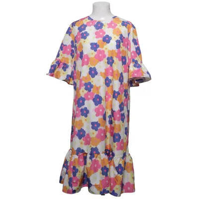 Klänning (Vit, Flerfärgad) från Monki Polyester