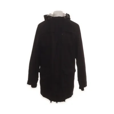 Winterjas (Zwart) van WeSC Polyester, Polyurethaan, Nylon, Katoen, Bont