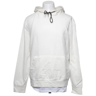 Sweat à capuche (Blanc) de Santini Coton