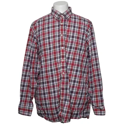 Chemise en flanelle (Rouge, Blanc, Bleu) de Casamoda Coton
