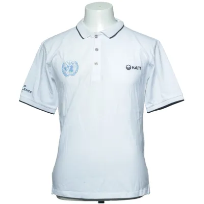 Poloshirt (Wit) van Halti Katoen, Elastaan