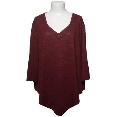 Topp (Röd) från Plus Size Elastan, Polyester, Viskos