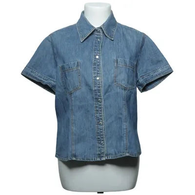 Denim blouse (Blauw) van Hennes Katoen