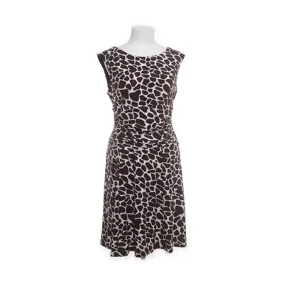Dress (Brown, White) from Enfocus Studio Elastane, Polyester