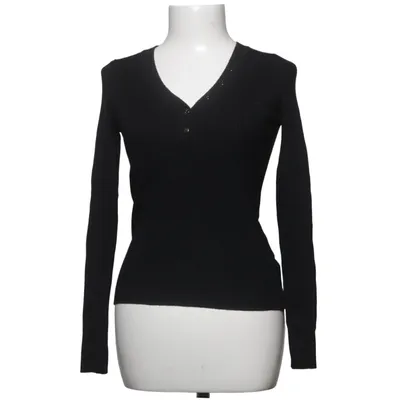 Henley T-shirt (Sort) fra Tu Elastan, Polyester, Viscose