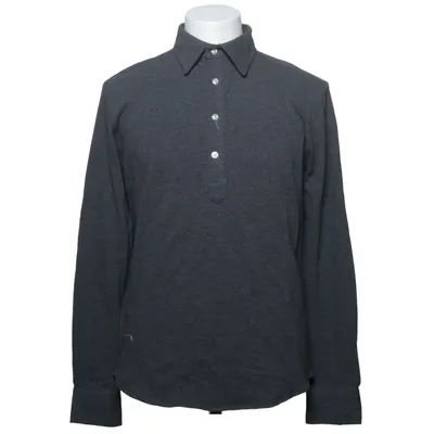 Henley shirt (Grijs) van John Henric Katoen