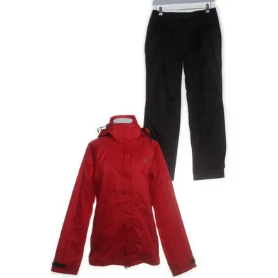 Regnställ (Röd, Svart) från Áhkká Polyester