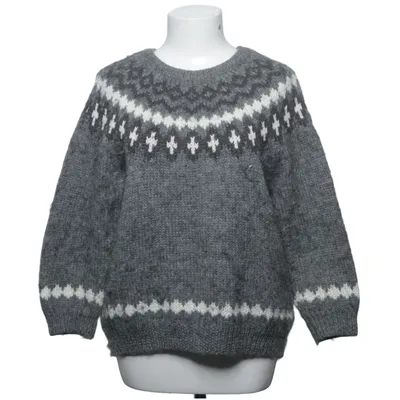 Tröja (Grå, Vit) från Isaac Mizrahi Akryl, Mohair, Polyamid, Ull