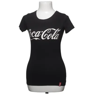 T-shirt (Noir) de Coca Cola Coton recyclé, Polyester recyclé