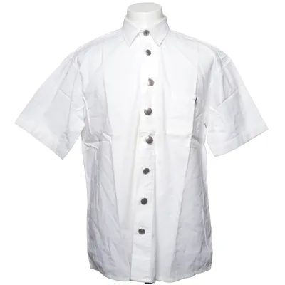 Chemise à manches courtes (Blanc) de Landhaus Coton, Lin