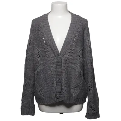 Strickjacke (Grau) von Créton Acryl, Alpakawolle, Merinowolle