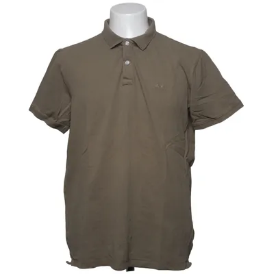 Polo shirt (Green) from Lindbergh White Cotton, Elastane