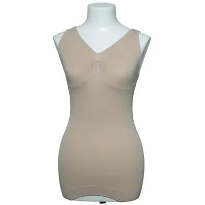 Haut de vêtement sculptant (Beige) de Lycra Élasthane, Polyamide