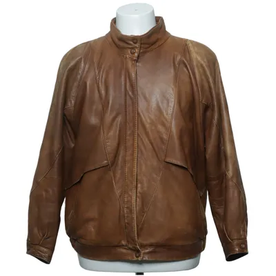 Veste en cuir (Marron) de PG Leather Fashion Cuir