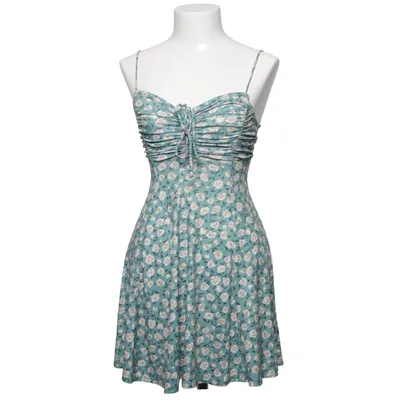 Klänning (Grön, Vit, Flerfärgad) från Urban Outfitters Elastan, Polyester