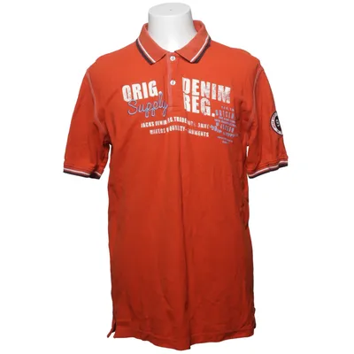 Pikétröja (Orange) från Jacks Denim Co Bomull