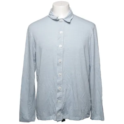 Shirt (Blauw) van Daniele Fiesoli Elastaan, Linnen