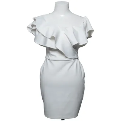 Cocktailjurk (Wit) van Rare London Elastaan, Polyester