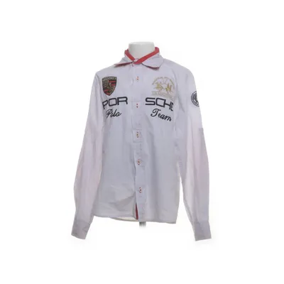 Buttondown-skjorta (Vit, Röd) från La Martina