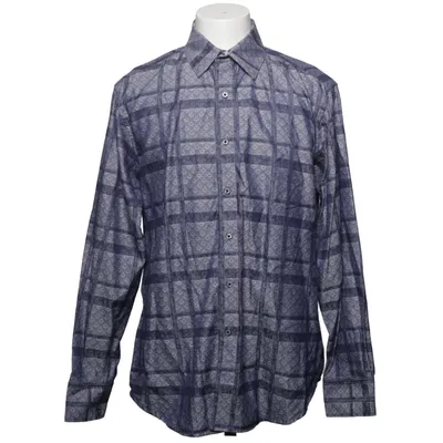 Hemd (Blau, Grau) von Robert Graham Baumwolle, Modal, Polyester