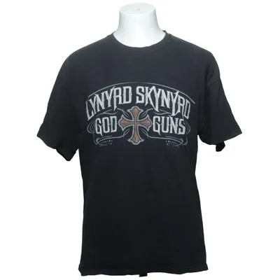 T-shirt (God & Guns) fra Hanes Heavyweight Bomuld