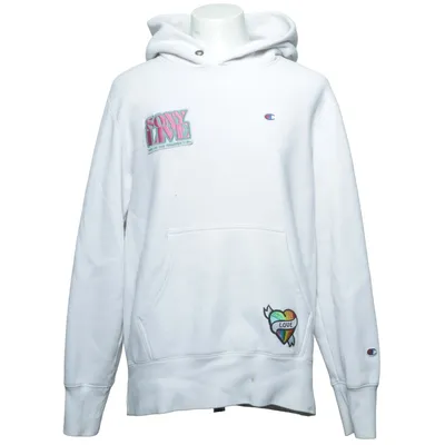 Sweat à capuche (Reverse Weave Warm Up) de Champion Coton, Élasthane, Polyester